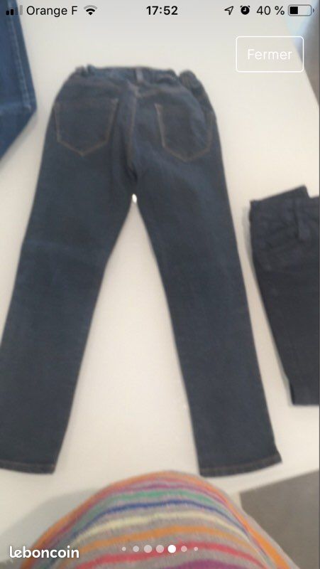 Lot de pantalons fille 7 ans (image 5)