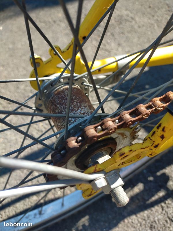 Triporteur vélos utilitaire jaune (image 6)
