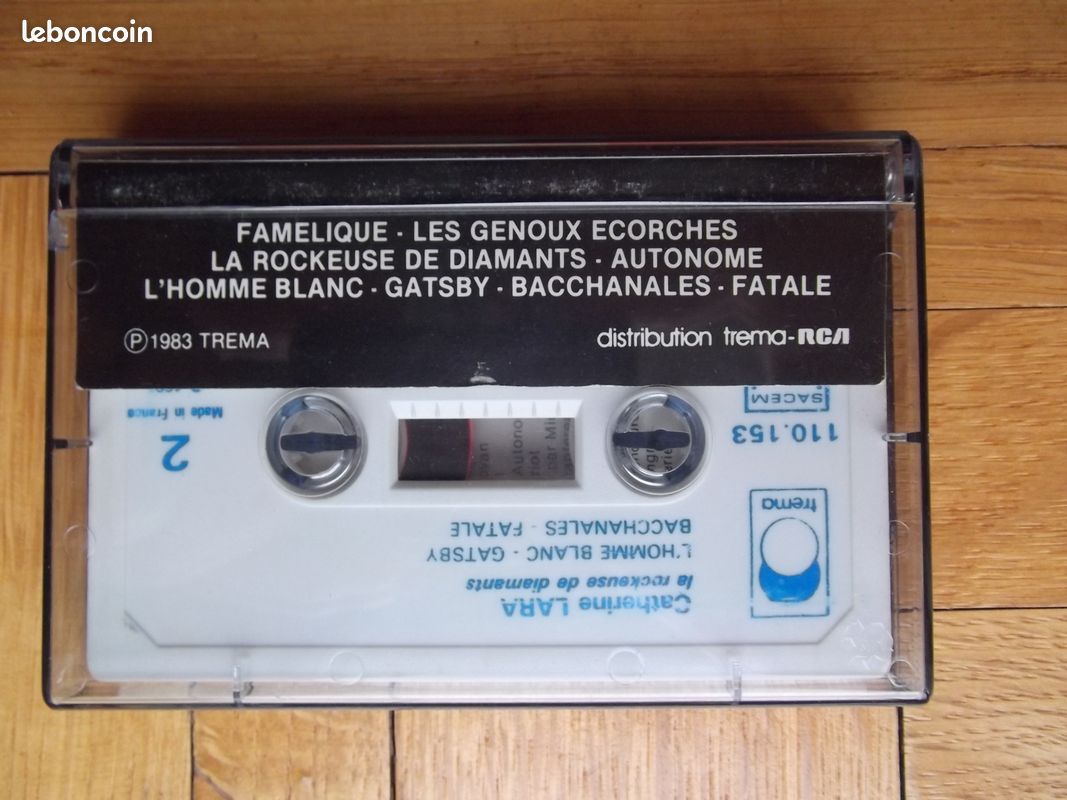Catherine Lara – La Rockeuse De Diamants "Album K7" (image 2)