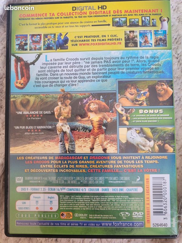 Dvd les croods (image 2)