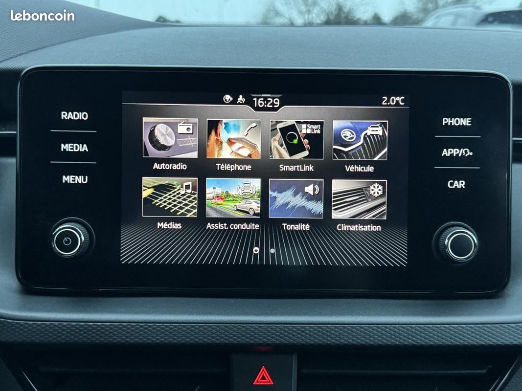 SKODA KAMIQ 1.0 TSI Evo 110ch Ambition 1erMain Keyless Carplay Hayon Electrique Siege chauffant (image 21)