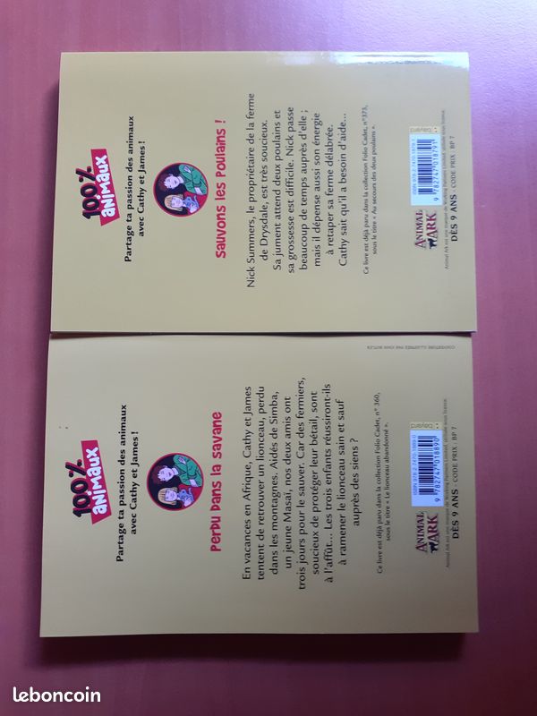 Lot de 2 livres "100% Animaux" (image 2)