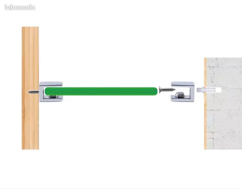 Fixation pince pour étagère neuf (image 3)