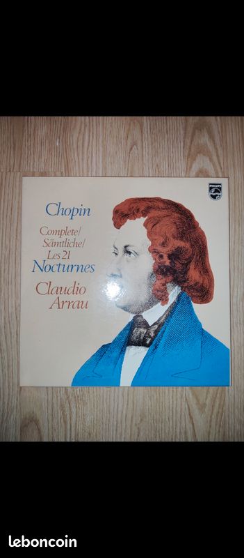 Vinyles - FRÉDÉRIC CHOPIN - les 21 nocturnes / 1978 (image 1)