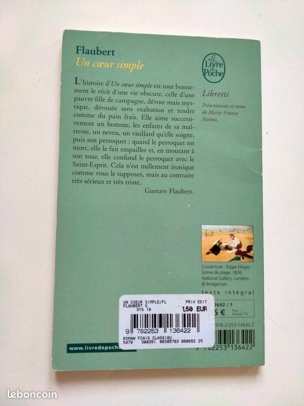 Livre "Un coeur simple" NT21 (image 2)
