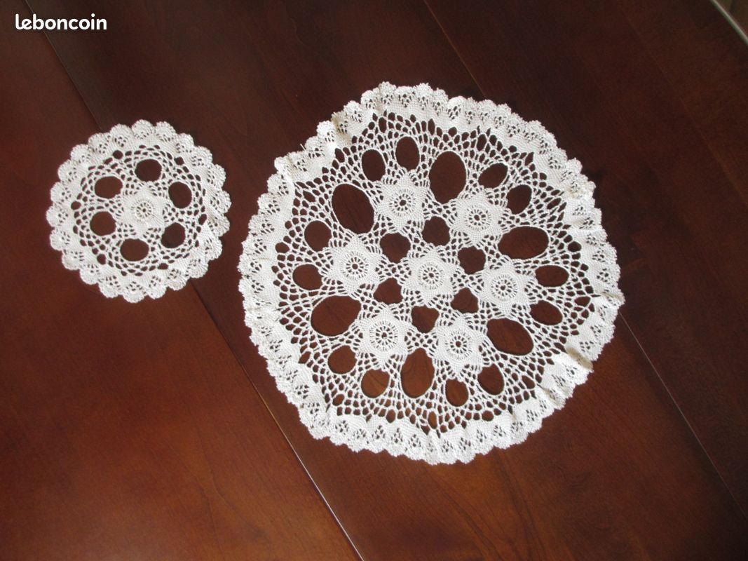 Napperons ronds crochet (image 1)