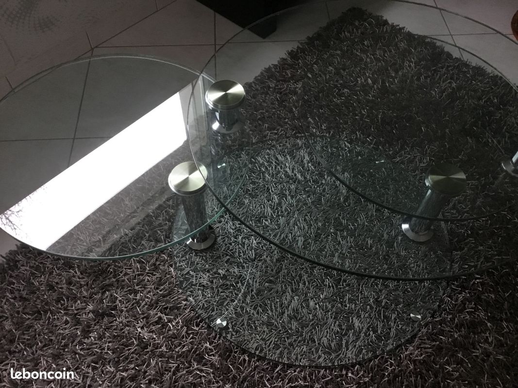 Table de salon en verre (image 5)