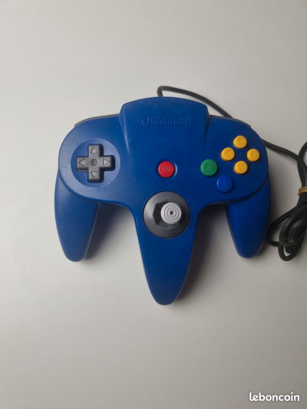 Manette bleue nintendo gamecube (image 2)