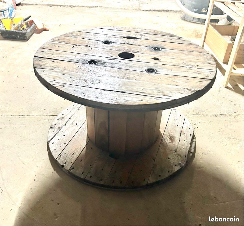 Touret bois diamètre 90cm (image 1)