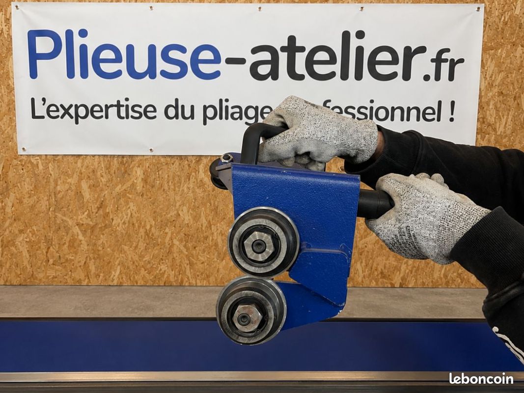 DURABLE – Plieuse PLIAMAX PRO Édition zinc/acier 3,14 m / 0,8 mm + Roto-cisaille + outil à fermer les pinces (image 4)