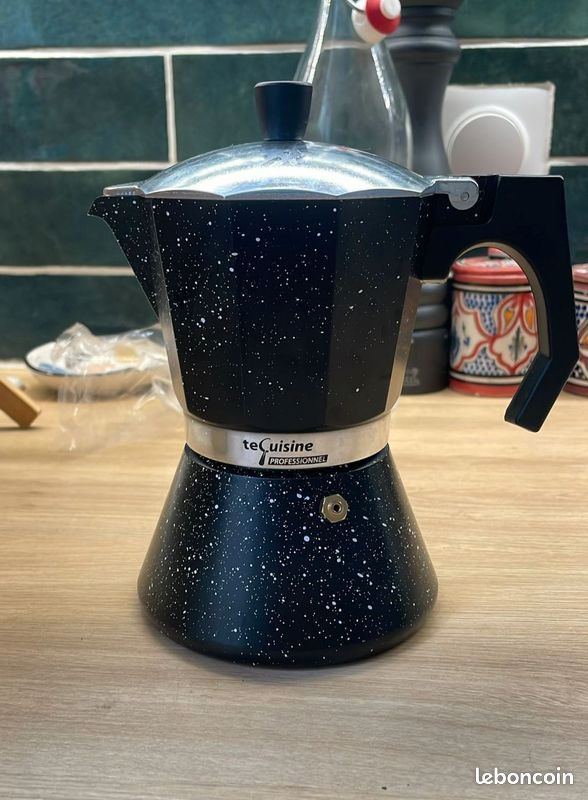 Cafetière Italienne Irmel Maggiolina - 2 Tasses - Noir - Vintage