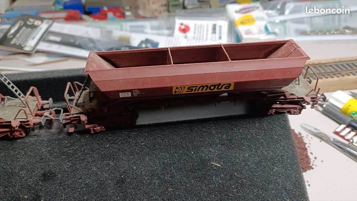 Wagon tremie electrotren 5703 ho - Modélisme