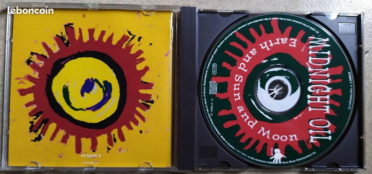 Midnight Oil - Earth and Sun and Moon CD (image 3)
