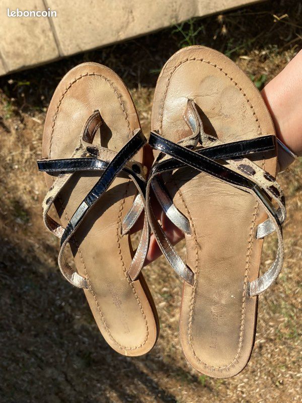 Mules claquettes tongs les tropeziennes 40 Chaussures