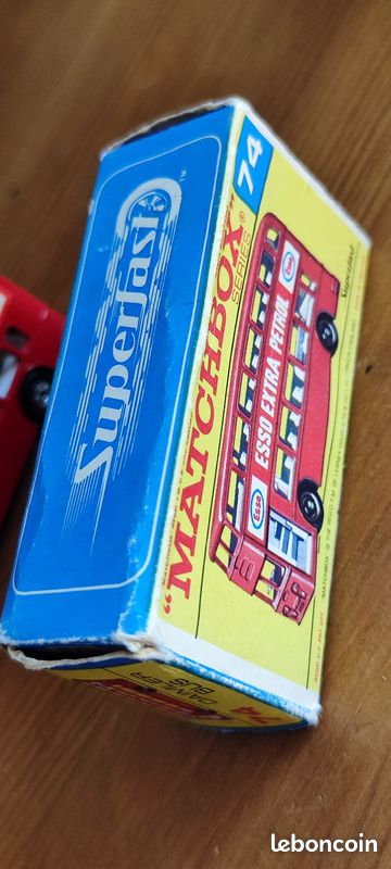Ancienne miniature Matchbox Lesney Daimler superfast bus londonien (image 10)