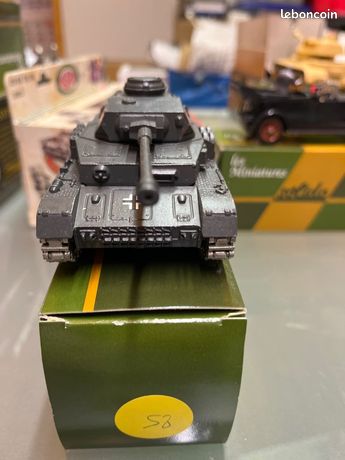 Le Panzer IV gris canon long en miniature de Solido au 1/50e incomplet