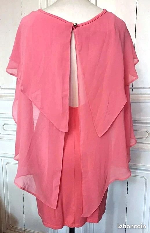River Island Robe Ceremonie Soirée Cape Mousseline TM (image 16)
