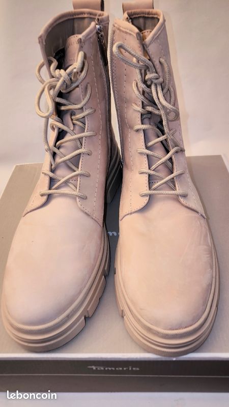 Bottines femme TOUT CUIR Tamaris NEUVES (image 7)