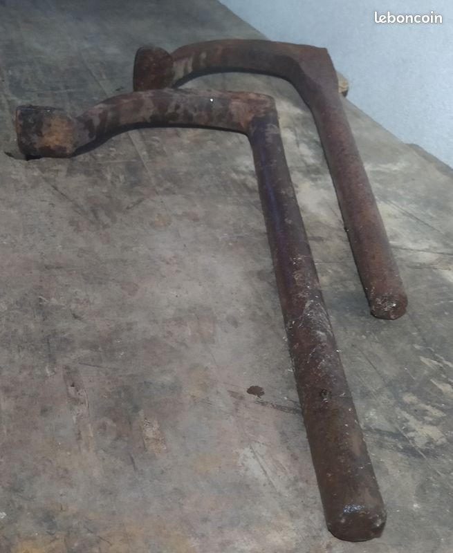 Etabli ancien en bois 195x70x72 (image 8)