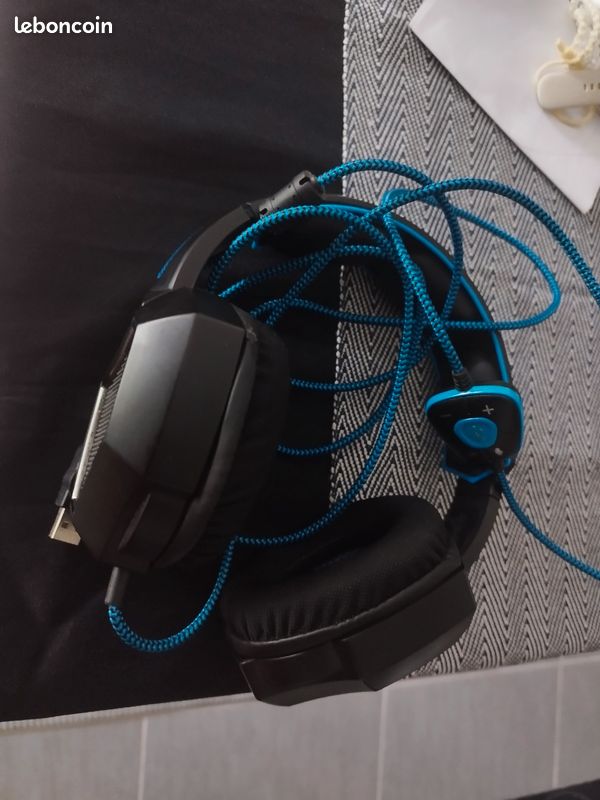 Micro casque gaming, Spirit of Gamer Xpert-H500 Bleu (image 3)