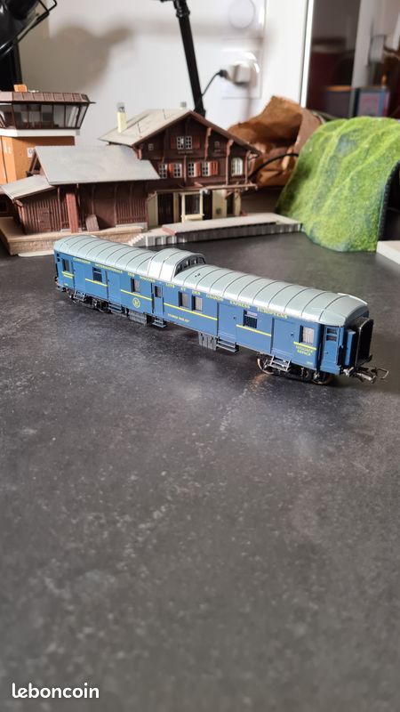 Lot De 5 Caisses De Wagons Voyageurs Jouef - Occasion Bon État - Train Miniature