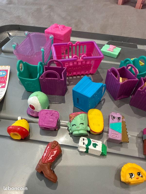 Lot De Figurines Shopkins + Sacs - Personnage Jessicake, Occasion
