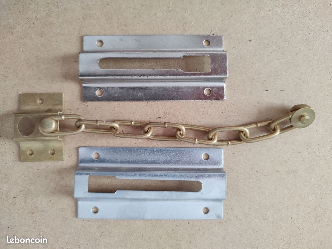 Chaîne pour porte chromé/cuivre (image 4)