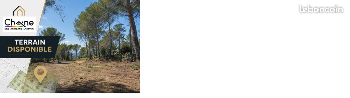 Terrain à batir dans les landes · à Saint-Perdon · 61 000 €