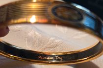 Bracelet Large (Jonc) Émaillé Signé Michaela Frey - Occasion - Bijou De Créateur