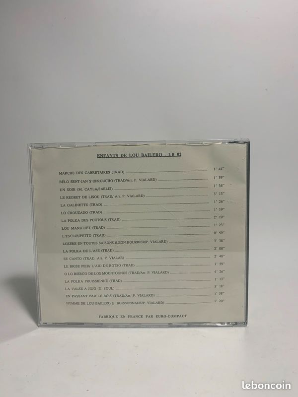 CD enfants de «Lou Bailero » cd (image 2)