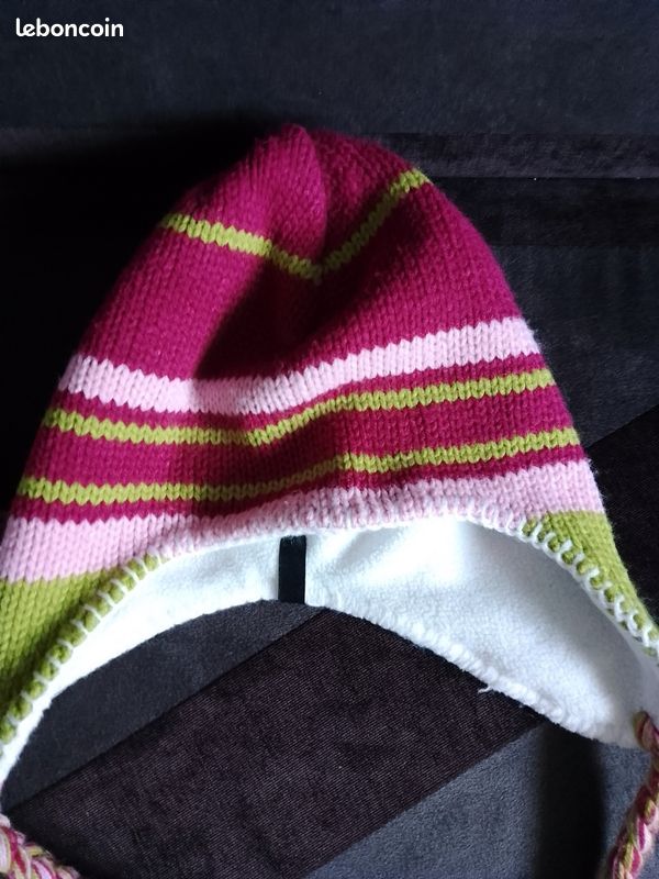 Lot de 3 bonnets fille 8 - 10 ans (image 4)