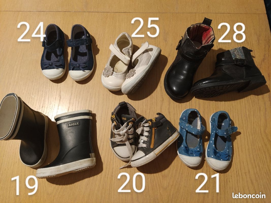 Chaussures Enfants T19 a 28 - Aigle, Obaïbi... (image 1)