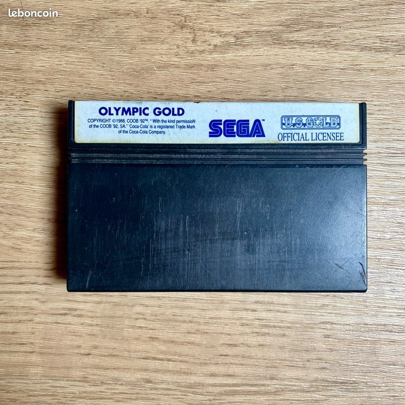 Jeu Video Olympic Gold Pour Sega Master System - Bon État - Rétrogaming