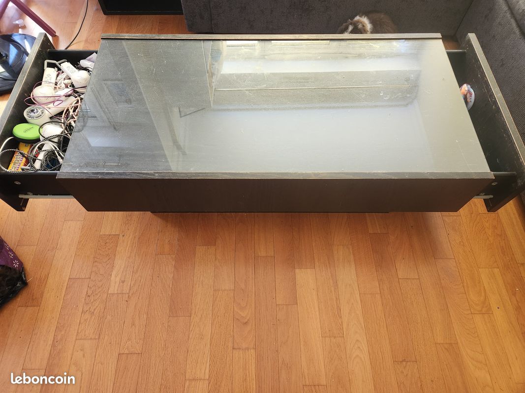 Table basse marron (image 4)