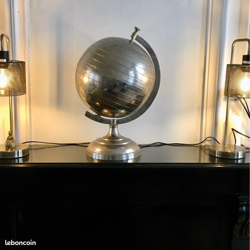 Superbe globe terrestre, pièce unique (image 2)