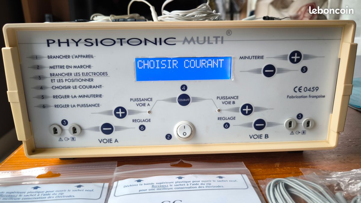 Appareil d'électrostimulation musculaire transcutané 7 courants ...