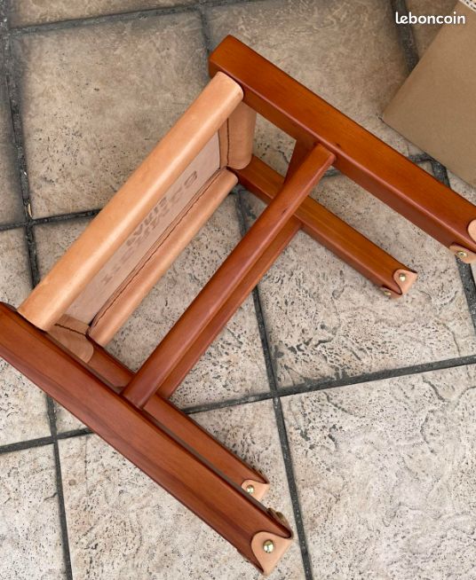Tabouret en cuir Hermès (image 6)