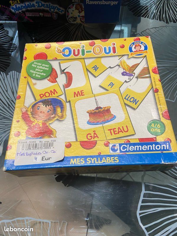 Jeu de syllabes oui-oui (image 1)