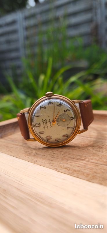 Montre Vintage Gira-Watch Mécanique Plaqué Or Fonctionne (image 3)
