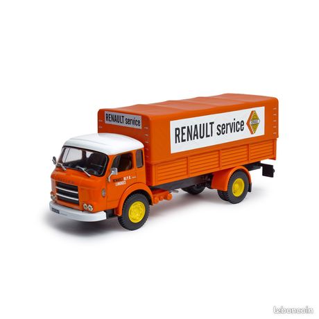 Camion CIJ Renault Saviem JL20 - 56cm - Mécanique à Ridelles - Restauré