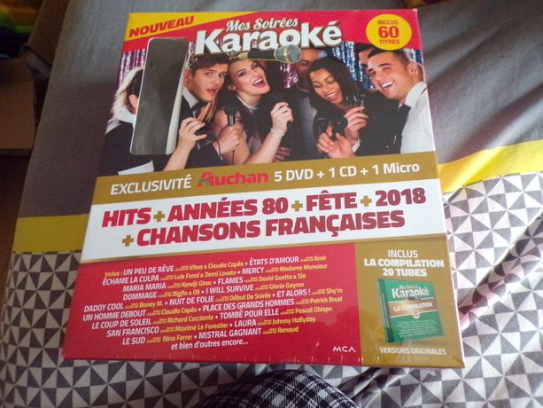 Le Meilleur Karaoké - Les Années 80 Coffret 4 DVD 40 Tubes + 1 Micro,  Compilation - les Prix d'Occasion ou Neuf