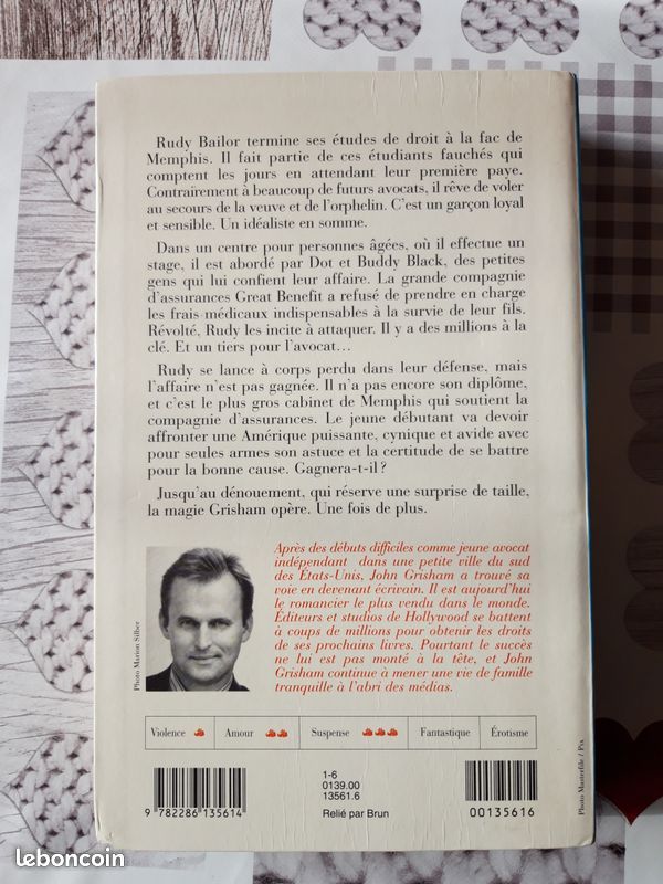 L'idéaliste - John Grisham -Robert Laffont 1997 / M527 (image 3)