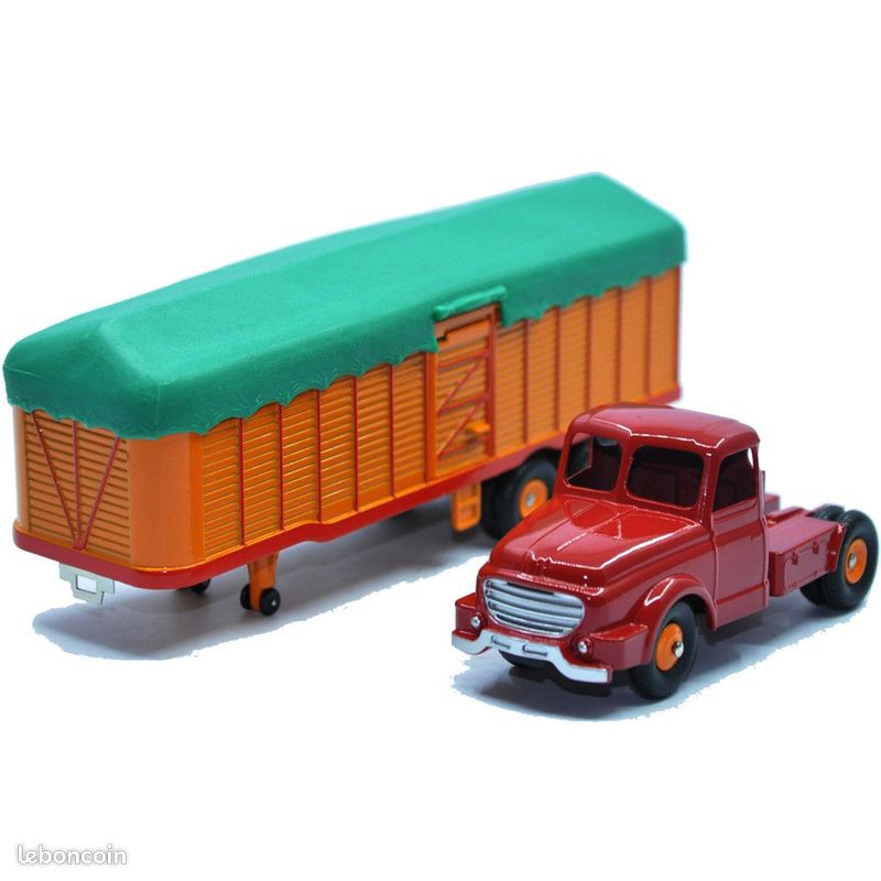 Dinky Toys 36B Supertoys - Tracteur Willeme Avec Remorque Bachée - Échelle 1:43 Par Atlas (Neuf Sous Blister)