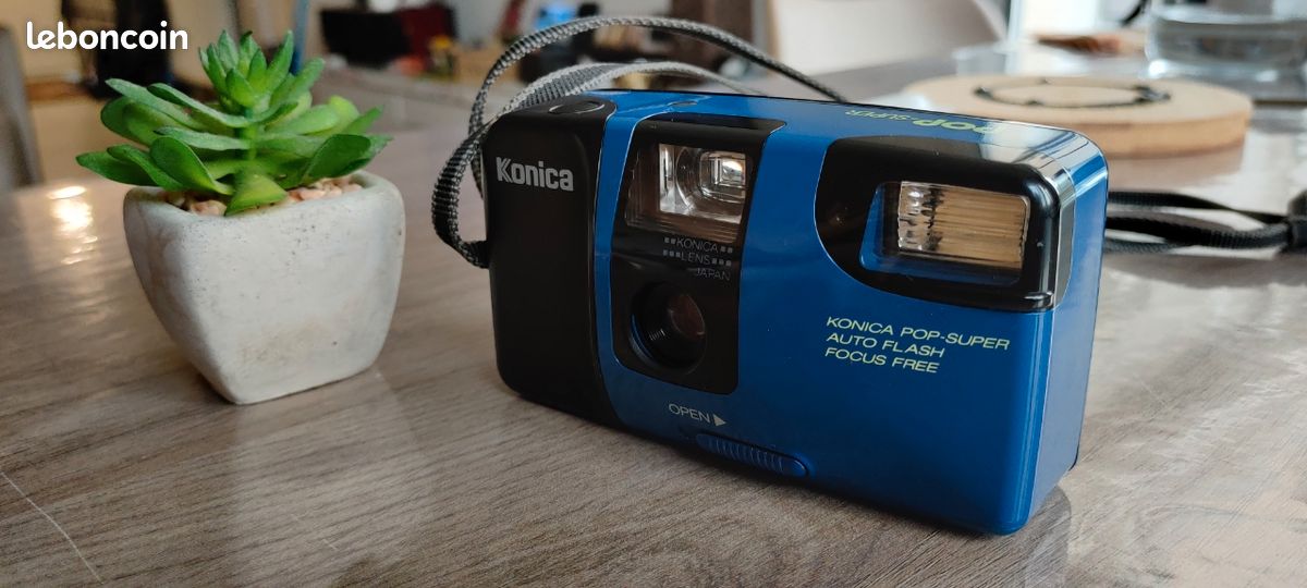Appareil photo compact Konica POP Junior 35 mm avec film compact | incl. BOÎTE | - France