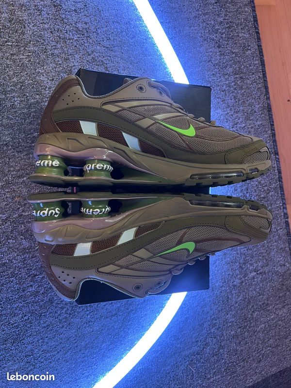 Supreme Nike Shox Ressort Nike Shox Ride X Supreme Coloris Olive