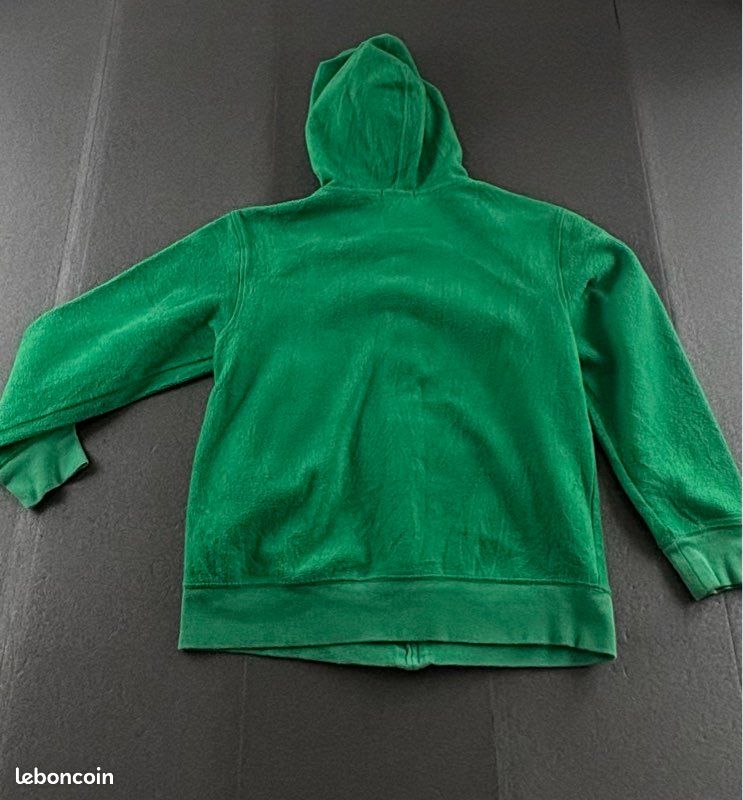 Pull à Capuche GAP Vert – Garçon 4 Ans – Polaire – Occasion Très Bon état