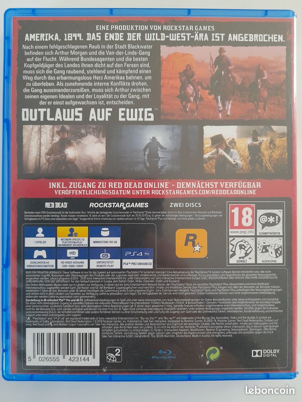 Jeu PS4 "Red dead redemption 2" (image 4)