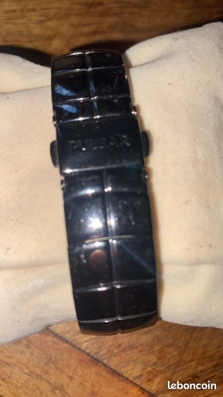 Montre Pulsar Vintage Homme – Y100-4049 – Rectangulaire Noire – Made in Japan (image 2)