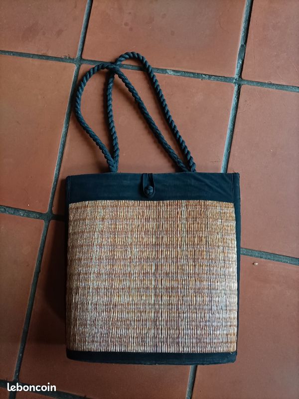 Sac à main en paille (image 1)