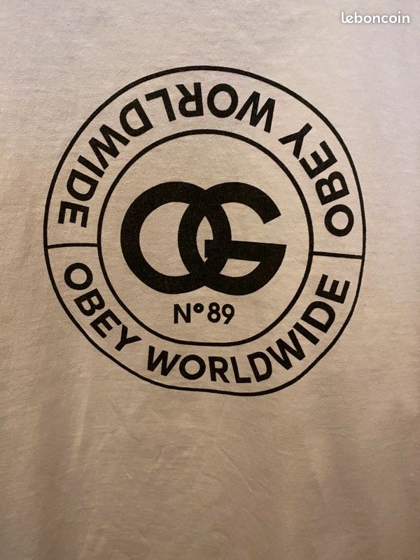 Obey authentique tee shirt homme M bon état (image 2)